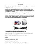 Referāts 'Tintes printeru drukāšanas tehnoloģijas', 1.