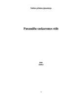 Referāts 'Pusaudžu saskarsmes stils', 1.