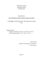 Konspekts 'Deviantās uzvedības teorijas. Vērtību konflikta teorija. Leiblinga teorija', 1.