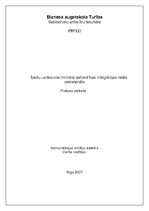 Prakses atskaite 'Īpašo uzdevumu ministra sabiedrības integrācijas lietās sekretariāts', 1.