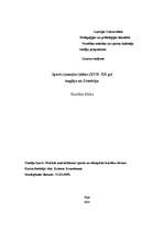 Konspekts 'Sports jaunajos laikos (XVII- XX gs). Anglija un Zviedrija ', 1.