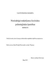 Referāts 'Policijas darbinieku ētikas pārkāpumu atspoguļojums medijos', 1.