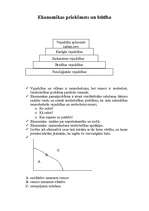 Konspekts 'Ekonomikas priekšmets un būtība', 1.