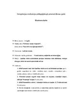 Konspekts 'Integrācijas realizācija pedagoģiskajā procesā dienas gaitā', 1.