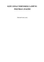 Referāts 'Kāpu zonas teritoriālā apbūve: politikas analīze', 1.