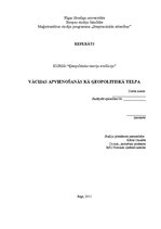 Referāts 'Vācijas apvienošanās kā ģeopolitiskā telpa', 1.