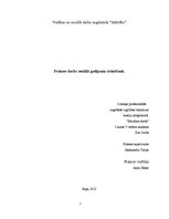 Prakses atskaite 'Prakses darbs sociālā gadījuma risināšanā', 1.