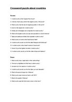 Paraugs 'Crossvord about Countries', 2.
