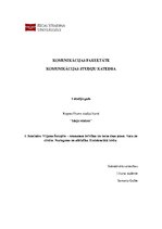 Konspekts 'Viljams Šekspīrs', 1.