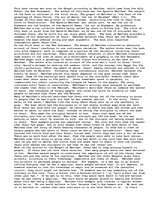 Eseja 'Analysis of the Gospel of Matthew', 1.