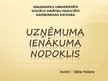 Prezentācija 'Uzņēmuma ienākumu nodoklis', 1.
