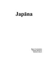 Referāts 'Japāna', 1.