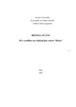 Biznesa plāns 'SIA veselības un relaksācijas centrs "Relax"', 1.