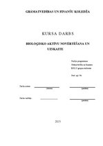 Referāts 'Bioloģisko aktīvu novērtēšana un uzskaite', 1.