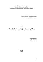 Referāts 'Pirmās britu impērijas historiogrāfija', 1.