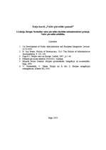 Eseja 'Eiropas Savienības valsts pārvaldes darbības (administratīvie) principi. Valsts ', 1.