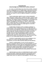 Eseja 'Nanotehnoloģiju loma cilvēka dzīves kvalitātes uzlabošanā', 1.