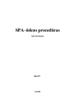 Referāts 'SPA procedūras', 1.