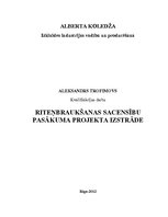 Diplomdarbs 'Sporta pasākuma projekts', 1.