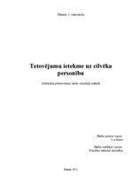 Referāts 'Tetovējuma ietekme uz cilvēka personību', 1.