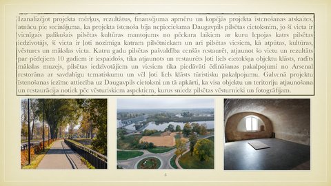Prezentācija 'Daugavpils pilsētas īstenoto projektu analīze', 5.