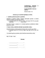 Paraugs 'Atzinums par mantiskā ieguldījuma vērtību', 1.