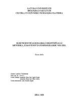 Referāts 'Elektroencefalogrammas reģistrēšanas metodika, izmantojot datorprogrammu Win EEG', 1.