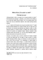 Konspekts 'Mišels Fuko "Uzraudzīt un sodīt"', 1.