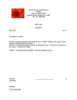 Paraugs 'Lietvedības dokumentu paraugi', 3.