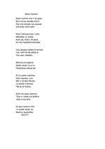 Eseja 'Pašsacerēts dzejolis. Mana mamma', 1.