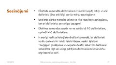 Prezentācija 'Efektīvas komandas izveidošanas priekšnosacījumi', 17.