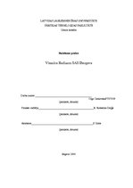 Prakses atskaite 'Ražošana prakse viesnīcā "Radisson SAS Daugava"', 1.