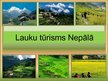 Prezentācija 'Lauku tūrisms Nepālā', 1.