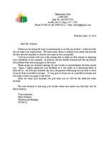 Paraugs 'Business Letter', 3.