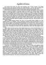 Eseja 'Agrārā reforma', 1.