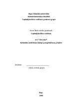 Referāts 'A/s "Cēsu alus" darbinieku motivācijas līmeņa paaugstināšanas projekts', 1.