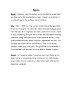 Konspekts 'Egypt', 1.