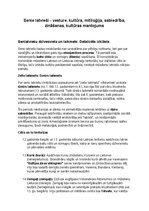 Konspekts 'Seno latviešu vēsture, kultūra, mitoloģija, sabiedrība un kultūras mantojums: ko', 1.