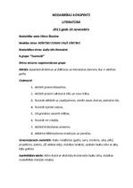 Konspekts 'Nodarbība literatūrā "Gaiļa tēls literatūrā"', 1.
