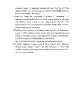 Referāts 'Fizioterapijas ietekme uz Alcheimera slimības slimnieku kognitīvo un funkcionālo', 17.