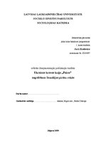 Referāts 'Ukrainas kravas kuģa "Faina" sagrābšana Somālijas pirātu rokās', 1.