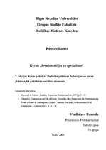 Konspekts 'Kas ir politika? Dažādās politikas definīcijas un varas jēdziens, kā politikas c', 1.