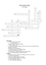 Konspekts 'Krustvārdu mīkla. Vēžveidīgie', 1.