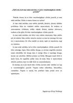 Eseja 'Tieši tad, kad man nekā netrūka, es jutos visnelaimīgākais cilvēks pasaulē', 1.