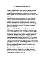 Eseja 'Kārļa Skalbes pasaka "Gulbju jaunava"', 1.