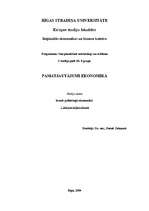 Konspekts 'Politiskās ekonomikas priekšmets un metode. Politiskās ekonomijas kategorijas un', 1.