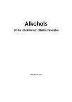 Referāts 'Alkohols', 1.