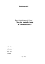 Konspekts 'Finanšu pakalpojumi', 1.