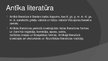 Prezentācija 'Antīkā literatūra', 2.