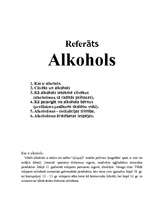 Referāts 'Alkohols', 1.